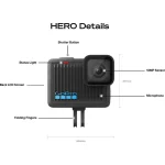GoPro Hero Action Camera 4K Ultra HD Υποβρύχια με Οθόνη Αφής 1.7" και Wi-Fi Μαύρη CHDHF-131-EU - Image 2