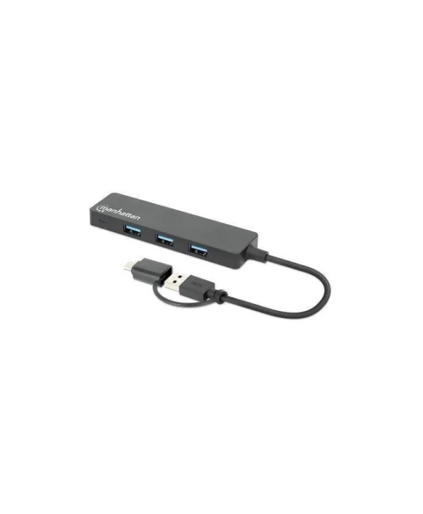 Manhattan USB 3.0 Hub 4 Θυρών με σύνδεση USB-A / USB-C 180863