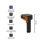 Qoltec Scanner Χειρός Ασύρματο με Δυνατότητα Ανάγνωσης 2D και QR Barcodes 50878 - Image 6