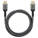 Goobay Cable DisplayPort male - DisplayPort male 2m Γκρι (75685) - Image 3