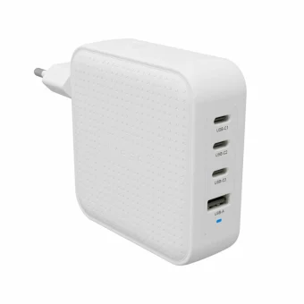 Targus Φορτιστής Χωρίς Καλώδιο με Θύρα USB-A και 3 Θύρες USB-C 100W Power Delivery Λευκός (HJ1002WHWWGL)