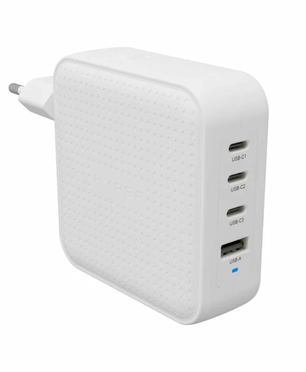 Targus Φορτιστής Χωρίς Καλώδιο με Θύρα USB-A και 3 Θύρες USB-C 100W Power Delivery Λευκός (HJ1002WHWWGL)