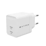 Targus Φορτιστής Χωρίς Καλώδιο GaN με 2 Θύρες USB-C 35W Power Delivery Λευκός (HyperJuice) HJG35EU - Image 3