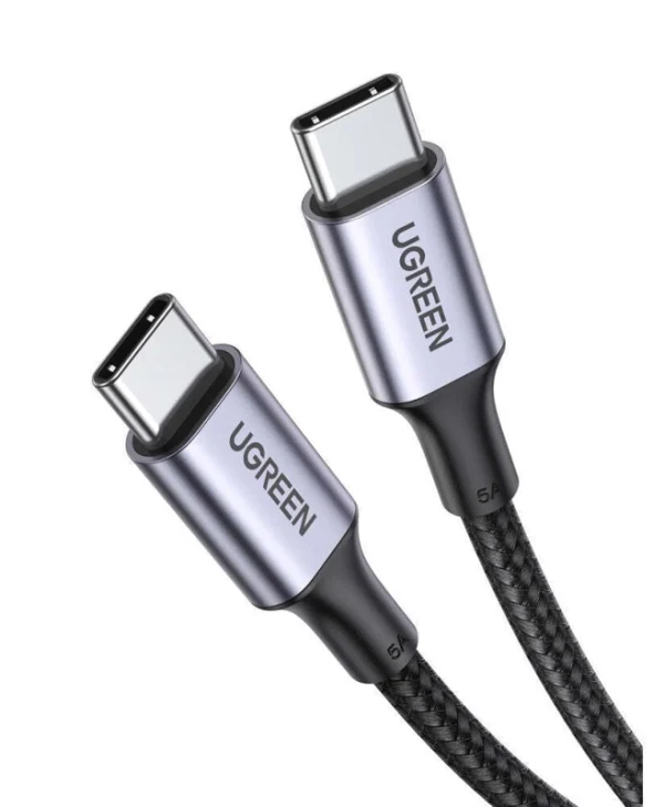 Ugreen USB 2.0 Cable USB-C male - USB-C 100W Μαύρο 3m 90120 76843