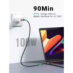 Ugreen USB 2.0 Cable USB-C male - USB-C 100W Μαύρο 3m 90120 76843 - Image 8