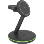 Icy Box Ασύρματος Φορτιστής (Qi Pad) 15.5W Γκρι (IB-SH102-CH)