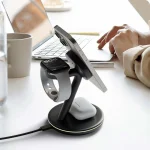 Icy Box Ασύρματος Φορτιστής (Qi Pad) 15.5W Γκρι (IB-SH102-CH) - Image 6