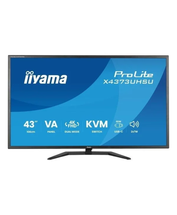 Iiyama X4373UHSU-B2 VA HDR Monitor 42.5" 4K 3840x2160 με Χρόνο Απόκρισης 3ms GTG