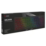 Savio GALAXIS Gaming Πληκτρολόγιο με RGB φωτισμό (Αγγλικό US) - Image 3