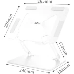 Med Βάση Στήριξης για Laptop έως 17" Λευκό MT2661W - Image 2