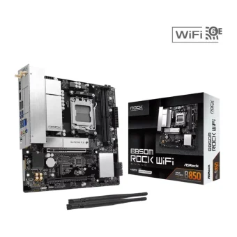 ASRock B850M Rock WiFi Motherboard Micro ATX με AMD AM5 Socket 90-MXBU70-A0UAYZ