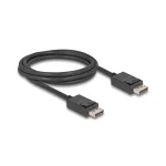 DeLock Cable DisplayPort male - DisplayPort male 2m Μαύρο (80493) - Image 3