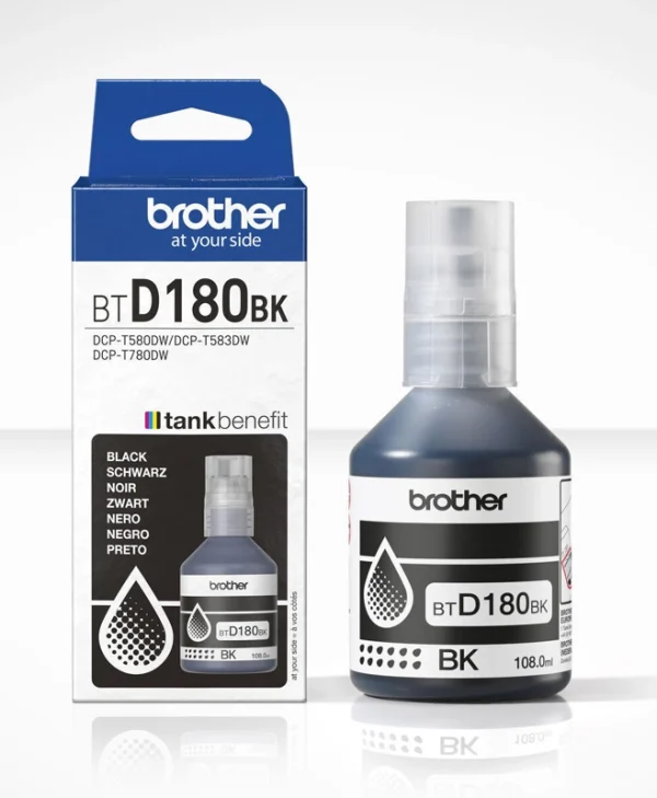 Brother BTD180BK Γνήσιο Μελάνι Εκτυπωτή InkJet Μαύρο