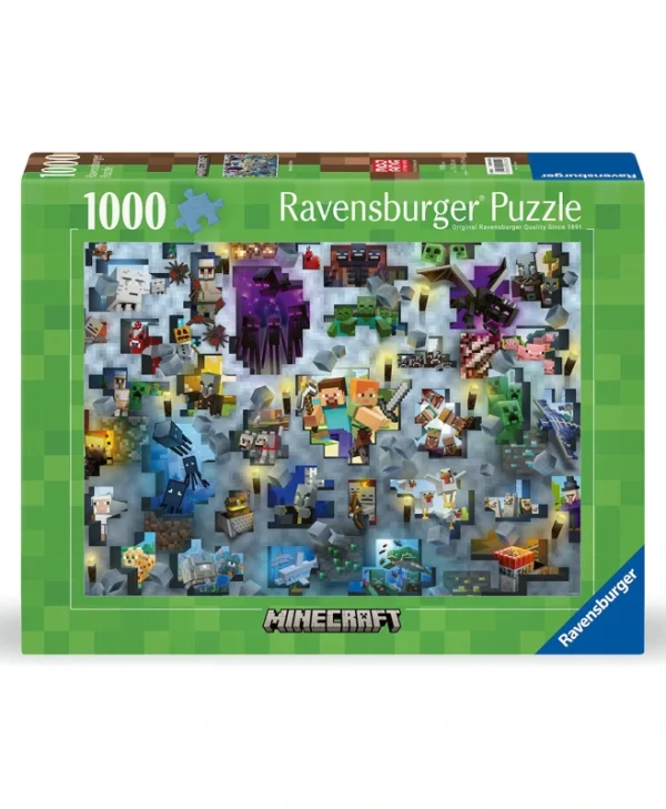 Minecraft Mobs Puzzle 2D 1000pcs 12000422