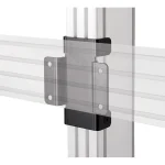 B-tech Joining Plate Kit System X Joining Plate Kit Wall Plate Black Steel 140.8 Mm 57 Mm 158 Mm Fixing Bt8390 To Bt8380 BT8380-JPK/B