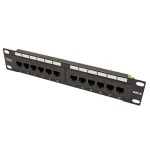 Trendnet Patch Panel Unshielded για Rack 10" 12 Θυρών cat6 Μαύρο TC-P12C6 - Image 2