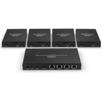 Lindy 4 Port Cat.6 HDMI 4K60 Extender HDMI Splitter 38262