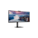 AOC CU34V5CW Ultrawide VA Curved Monitor 34" QHD 3440x1440 με Χρόνο Απόκρισης 4ms GTG CU34V5CW/BK