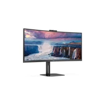 AOC CU34V5CW Ultrawide VA Curved Monitor 34" QHD 3440x1440 με Χρόνο Απόκρισης 4ms GTG CU34V5CW/BK