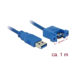 DeLock USB 3.0 Cable USB-A male - USB-A female 1m (85112) - Image 2