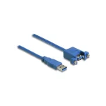 DeLock USB 3.0 Cable USB-A male - USB-A female 1m (85112) - Image 3