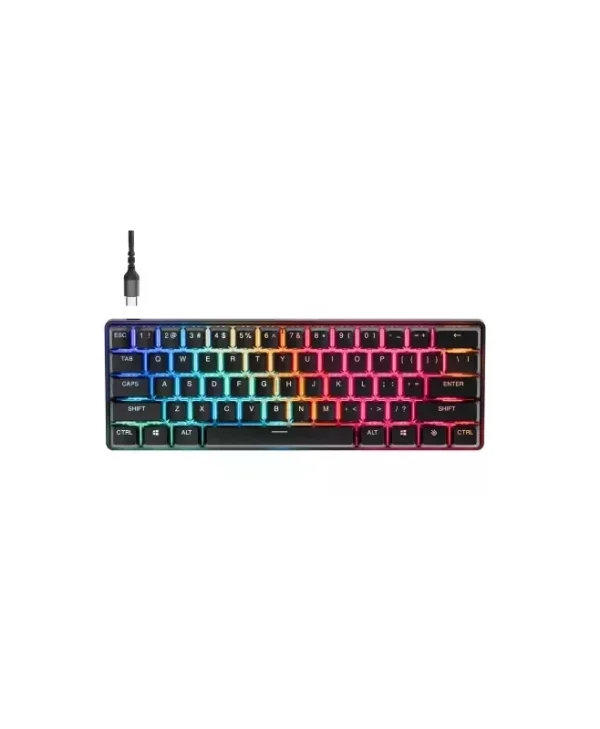 SteelSeries Apex Pro Mini Gen 3 Gaming Μηχανικό Πληκτρολόγιο 60% με SteelSeries OmniPoint διακόπτες και RGB φωτισμό (Αγγλικό US) 64913