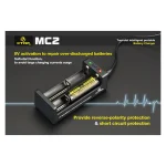 XTAR MC2 Φορτιστής Μπαταριών Li-ion Μεγέθους MC2C - Image 10