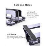 Ugreen Aluminum Vertical Stand Holder LP258 Βάση Στήριξης για Laptop έως 15.6" Silver 60643 - Image 2