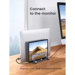 Ugreen Aluminum Vertical Stand Holder LP258 Βάση Στήριξης για Laptop έως 15.6" Silver 60643 - Image 4