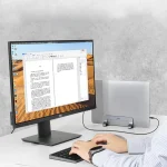 Ugreen Aluminum Vertical Stand Holder LP258 Βάση Στήριξης για Laptop έως 15.6" Silver 60643 - Image 5