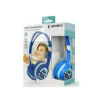 Gembird MHP-JR-B Ενσύρματα Παιδικά On Ear Ακουστικά Μπλε - Image 2