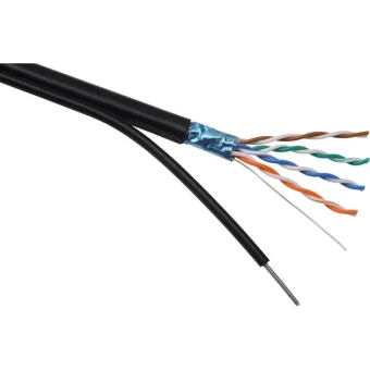 Solarix U/UTP Cat.5e Καλώδιο Δικτύου Ethernet εξωτερικού χώρου 1τμχ SXKD-5E-FTP-PE-SAM