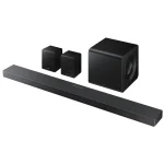 Samsung Soundbar 5.1.2 Bluetooth, HDMI και Wi-Fi με Ασύρματο Subwoofer και Τηλεχειριστήριο Μαύρο HW-QS750F/EN
