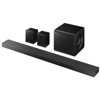 Samsung Soundbar 5.1.2 Bluetooth, HDMI και Wi-Fi με Ασύρματο Subwoofer και Τηλεχειριστήριο Μαύρο HW-QS750F/EN