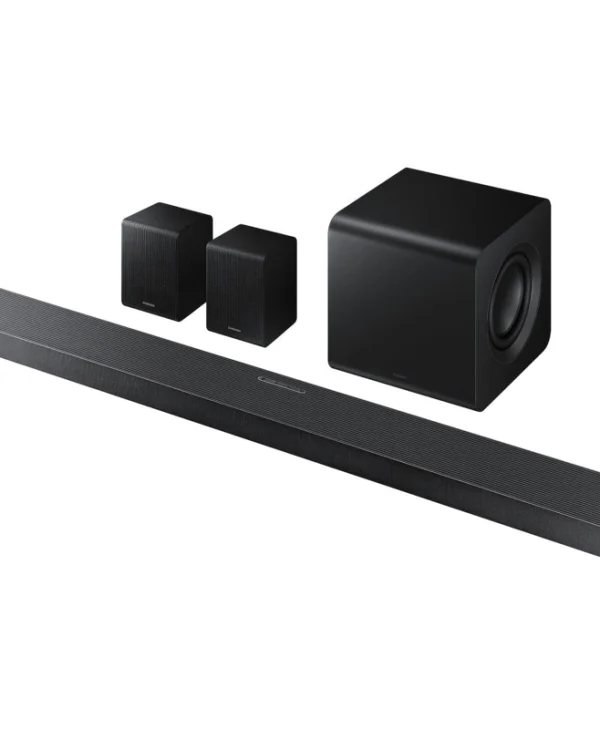 Samsung Soundbar 5.1.2 Bluetooth, HDMI και Wi-Fi με Ασύρματο Subwoofer και Τηλεχειριστήριο Μαύρο HW-QS750F/EN