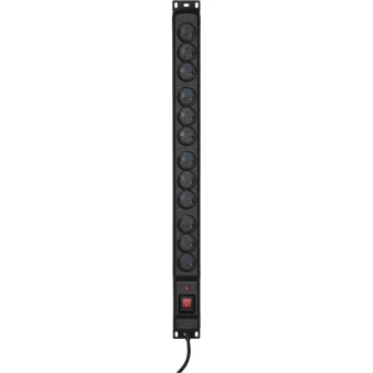Active Jet Πολύπριζο Aσφαλείας 12 Θέσεων με USB-A, Διακόπτη και Καλώδιο 5m COMBO/12gn/5m/cz