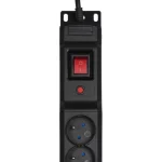 Active Jet Πολύπριζο Aσφαλείας 12 Θέσεων με USB-A, Διακόπτη και Καλώδιο 5m COMBO/12gn/5m/cz - Image 3