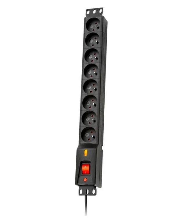 Lestar LXARM 810 G-A Πολύπριζο 8 Θέσεων με Διακόπτη και Καλώδιο 3m LXARM 810 G-A K.:CZ 3M