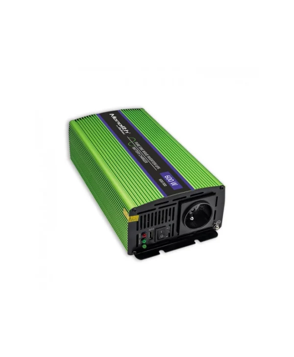 Qoltec Inverter Καθαρού Ημιτόνου 600W 12V 51940