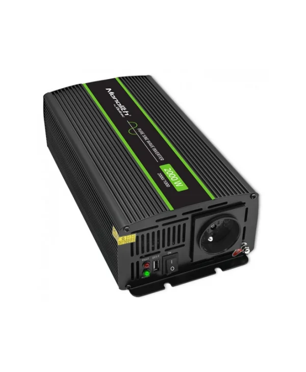 Qoltec Inverter Καθαρού Ημιτόνου 2000W 24V 51938