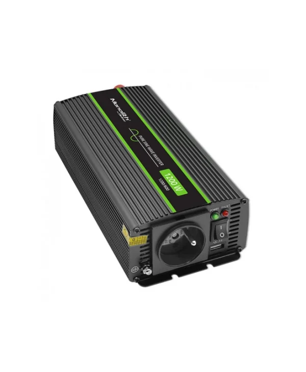 Qoltec Inverter Καθαρού Ημιτόνου 1200W 12V 51933