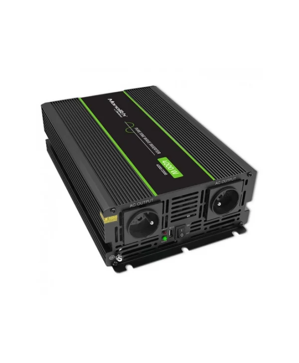 Qoltec Inverter Καθαρού Ημιτόνου 2000W 12V Μονοφασικό 51935