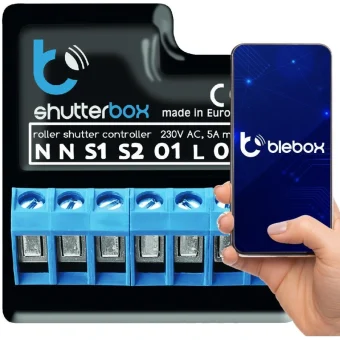 Blebox Shutterbox Smart Switch 1 Καναλιού Wi-Fi 5A shutterbox