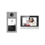 Hikvision Σετ Θυροτηλεόρασης Wi-Fi Ασημί DS-KIS604-S(C)(O-STD)/EUROPE B