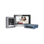 Hikvision Σετ Θυροτηλεόρασης Wi-Fi Ασημί DS-KIS604-S(C)(O-STD)/EUROPE B - Image 2