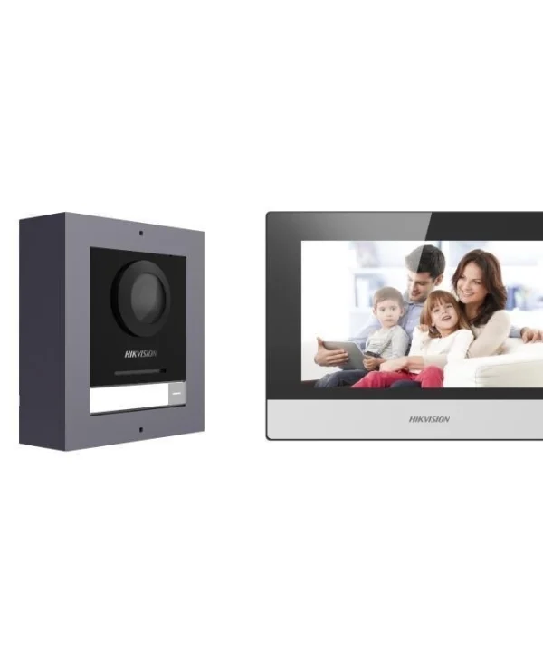 Hikvision Σετ Θυροτηλεόρασης Wi-Fi DS-KIS602(B)