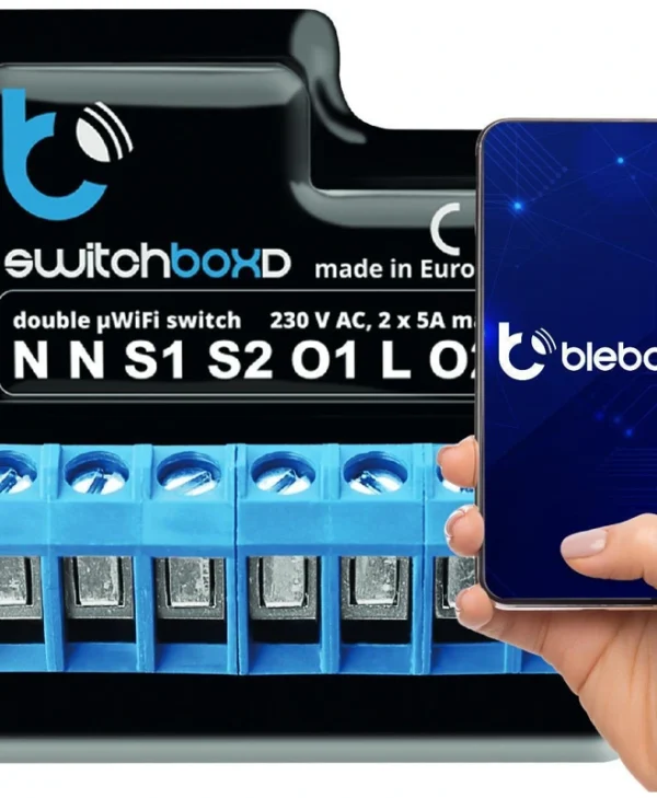 Blebox Smart Switch 2 Καναλιών Wi-Fi SwitchBoxD