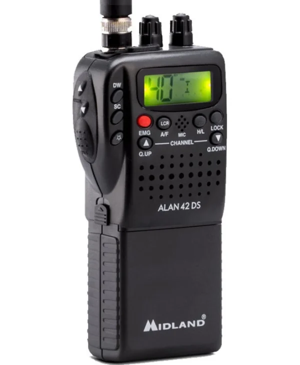 Midland Alan 42DS CB Αυτοκινήτου με Μονόχρωμη Οθόνη URZ0622