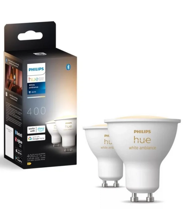 Philips Smart Λάμπα LED 5W για Ντουί GU10 Ρυθμιζόμενο Λευκό 400lm 929003666702