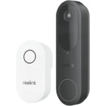Reolink Κουδούνι Πόρτας Wi-Fi Μαύρο BWS2KDB